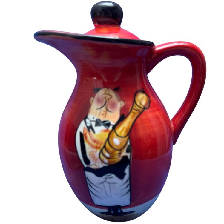 Waiters Oil Jar/Server & Lid