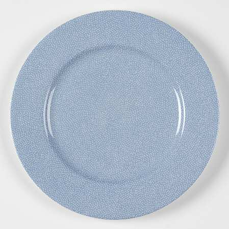 Blue Stencil Bread & Butter Plate