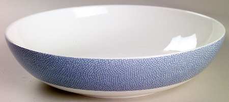 Blue Stencil Soup/Cereal Bowl