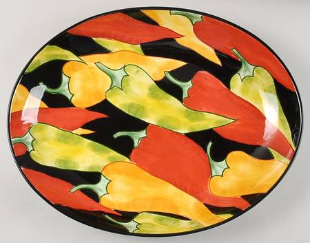 Caliente Chip Bowl/Plate for Chip & Dip Set
