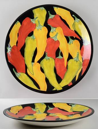 Caliente 18" Deep Round Platter