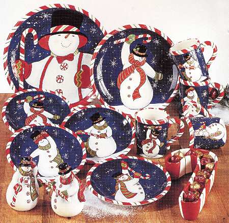 Peppermint Snowman Mug