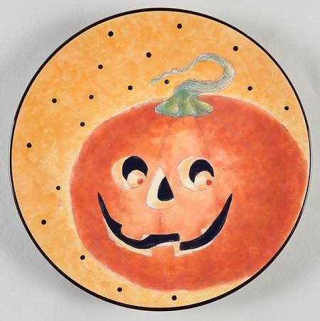 Halloween Tidings Dessert/Pie Plate