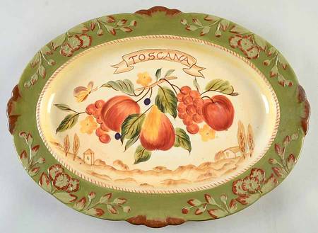 Toscana 19" Oval Serving Platter