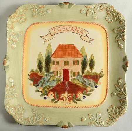Toscana 16" Square Serving Platter