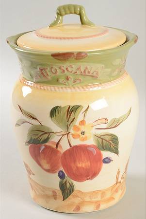 Toscana Small Canister & Lid