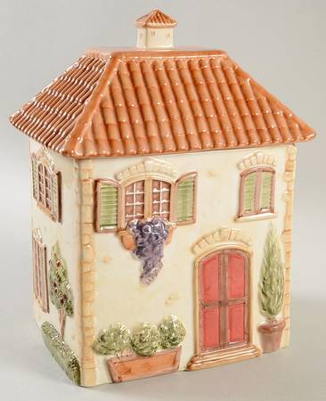 Toscana Large Figural Canister & Lid