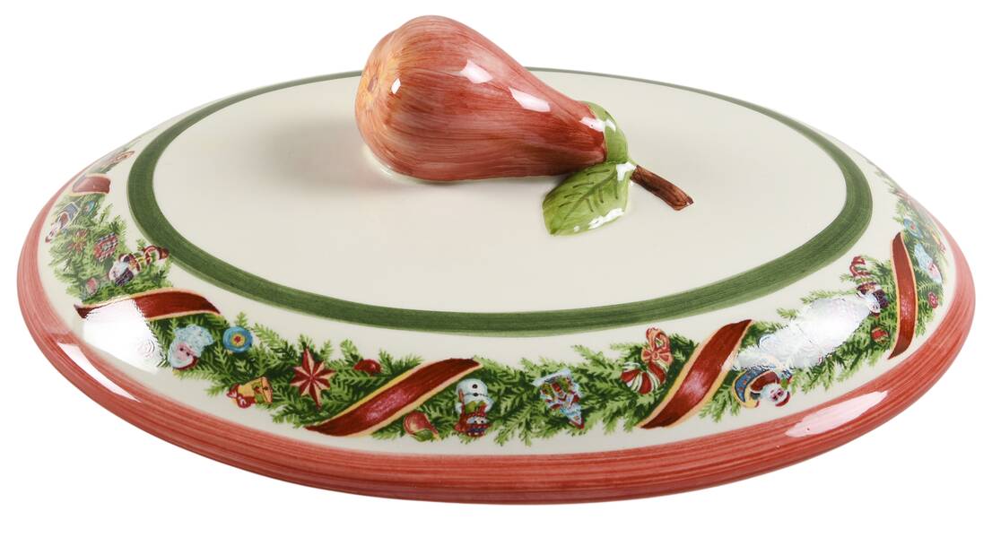 Christopher's Tree (Colombia) Lid for 2 Quart Oval Covered Casserole