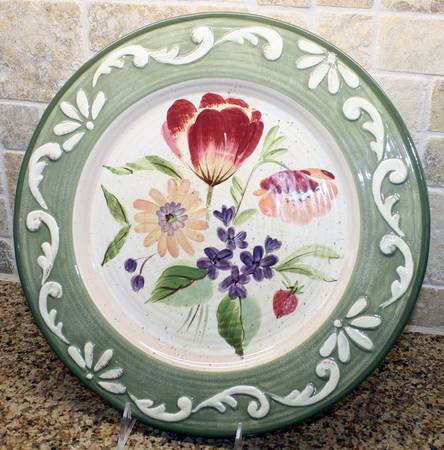 Bouquet 13" Chop Plate (Round Platter)