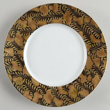 Trois Ors Noir Salad/Dessert Plate