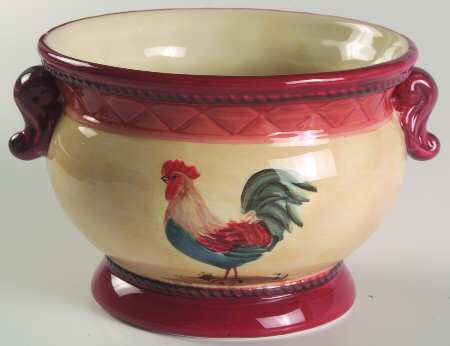 Tuscan Rooster Individual Ice Cream Dish
