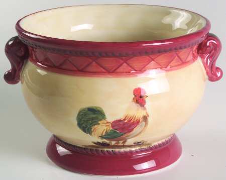 Tuscan Rooster Individual Ice Cream Dish