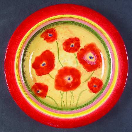 Poppies Dessert/Pie Plate
