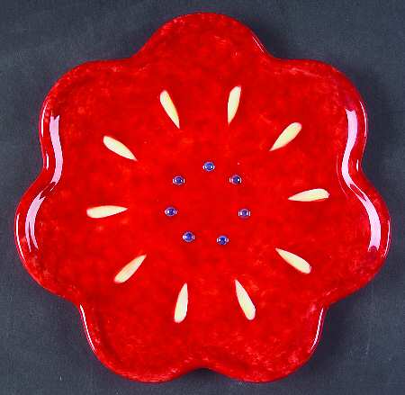 Poppies Dessert/Pie Plate