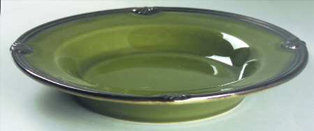 Embassy Green Large Rim Soup Bowl