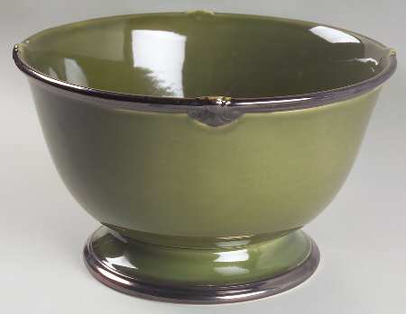 Embassy Green 12" Large Salad Serving Bowl
