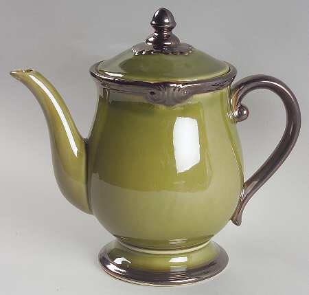 Embassy Green Teapot & Lid
