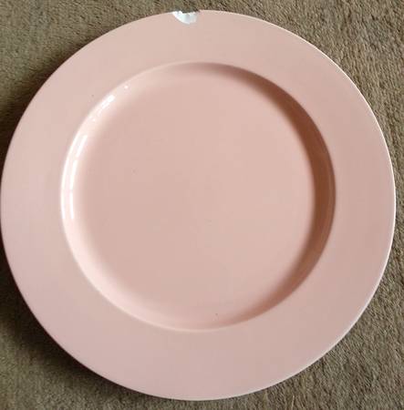 Laurel (Green, White&Pink) 12" Chop Plate (Round Platter)