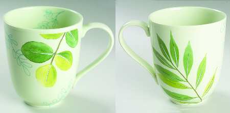 Laurel (Green, White&Pink) Mug