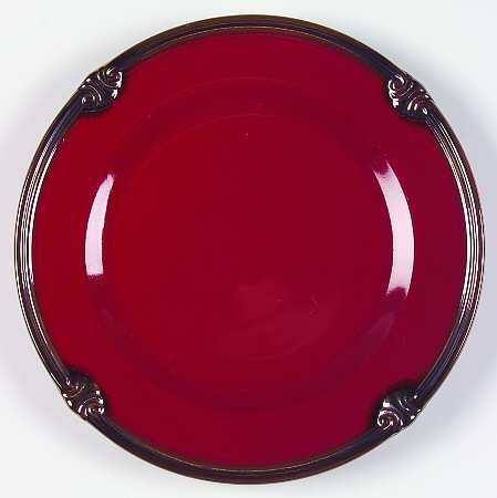 Embassy Burgundy Salad Plate