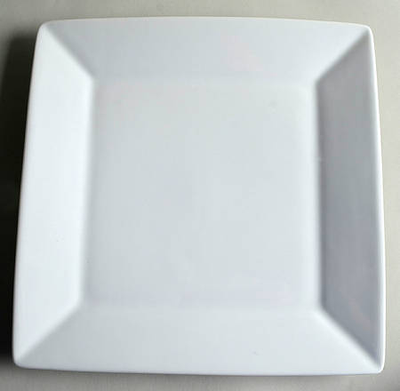 Whiteware Square Dinner Plate