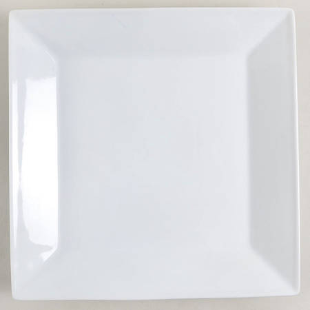 Whiteware Square Dinner Plate