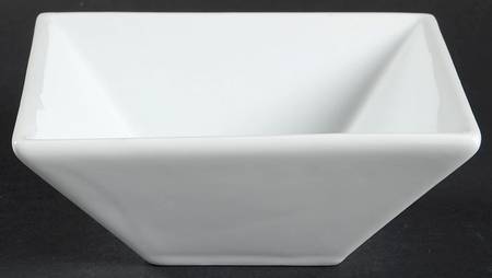 Whiteware Square Fruit/Dessert (Sauce) Bowl