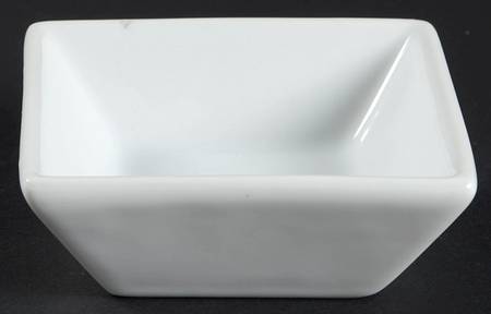 Whiteware Square Individual Dip Dish