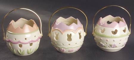 Easter `Votive Candleholder - Set of 3