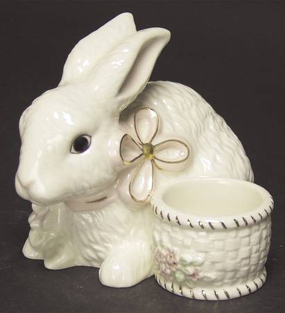 Easter Bunny Sitting Votive Candleholder