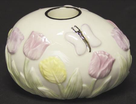 Easter Tulip Egg Candleholder