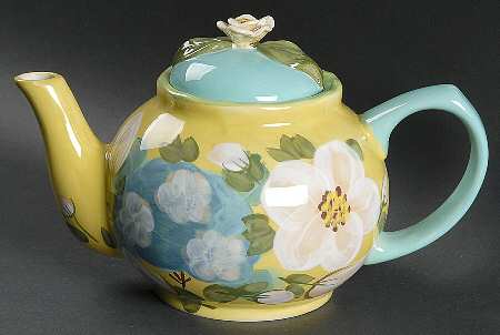 Lisa's Garden Teapot & Lid