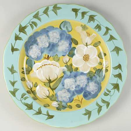 Lisa's Garden 16" Chop Plate (Round Platter)