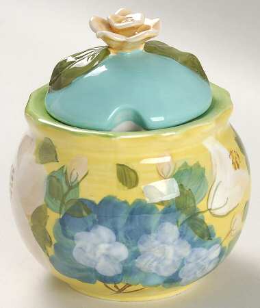 Lisa's Garden Sugar Bowl & Lid