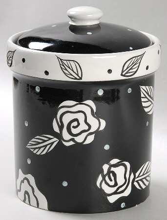 Evening Rose Medium Canister & Lid