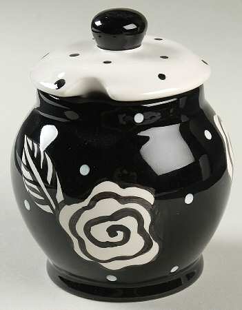 Evening Rose Sugar Bowl & Lid