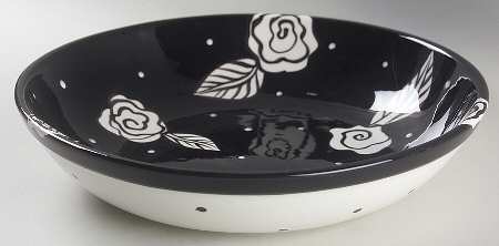 Evening Rose 13" Pasta Serving Bowl
