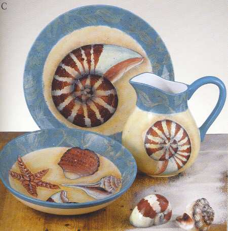 Coastal Blues 128 Oz Pitcher