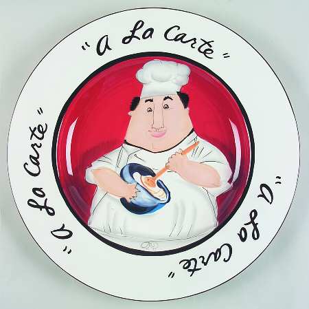 A la Carte Chefs 16" Chop Plate (Round Platter)