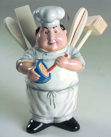 A la Carte Chefs Figural Utensil Set