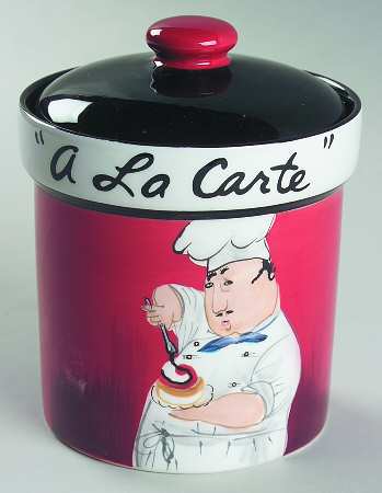 A la Carte Chefs Small Canister & Lid
