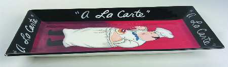 A la Carte Chefs 18" Rectangular Serving Platter