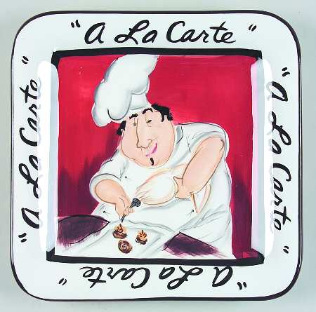 A la Carte Chefs Dinner Plate