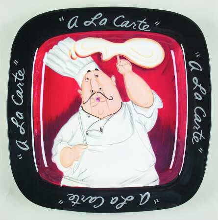 A la Carte Chefs 16" Square Serving Platter