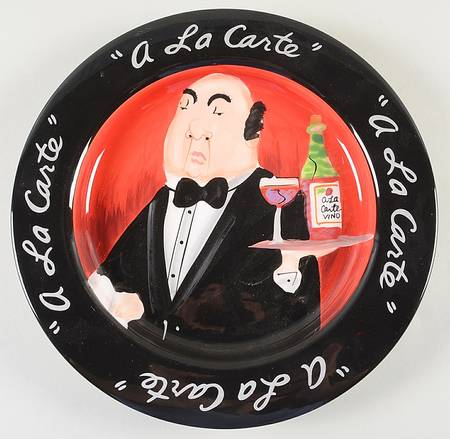 A la Carte Waiters Dinner Plate