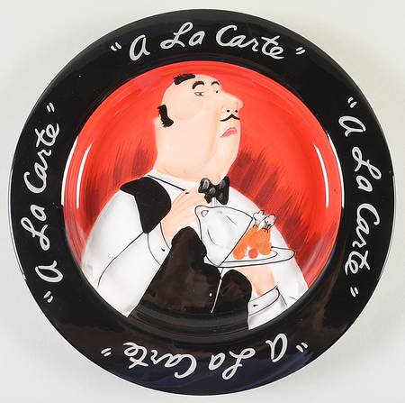 A la Carte Waiters Dinner Plate
