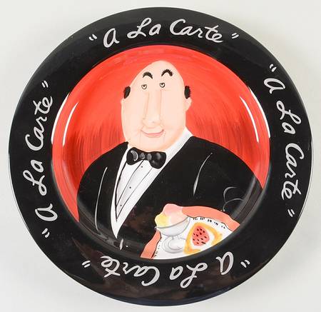 A la Carte Waiters Dinner Plate