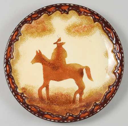 Western Plain Salad Plate