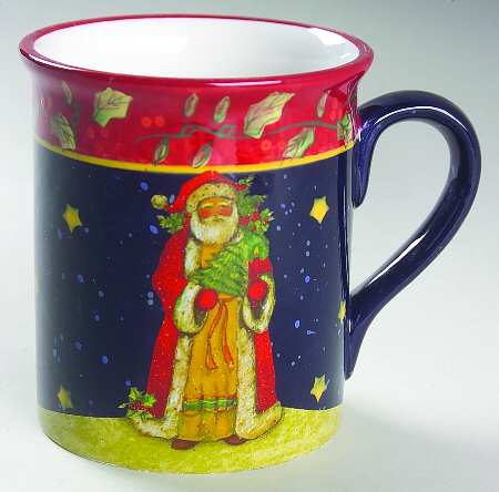 Victorian Santa Mug