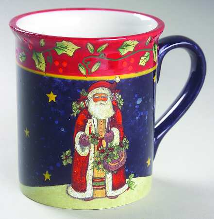 Victorian Santa Mug